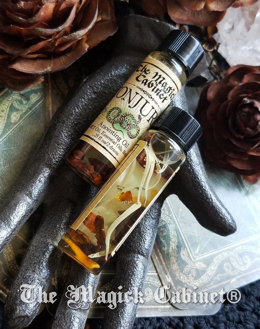 Conjure Anointing Oil: Witchcraft Rituals, Spirit Communication (.25 fl oz)