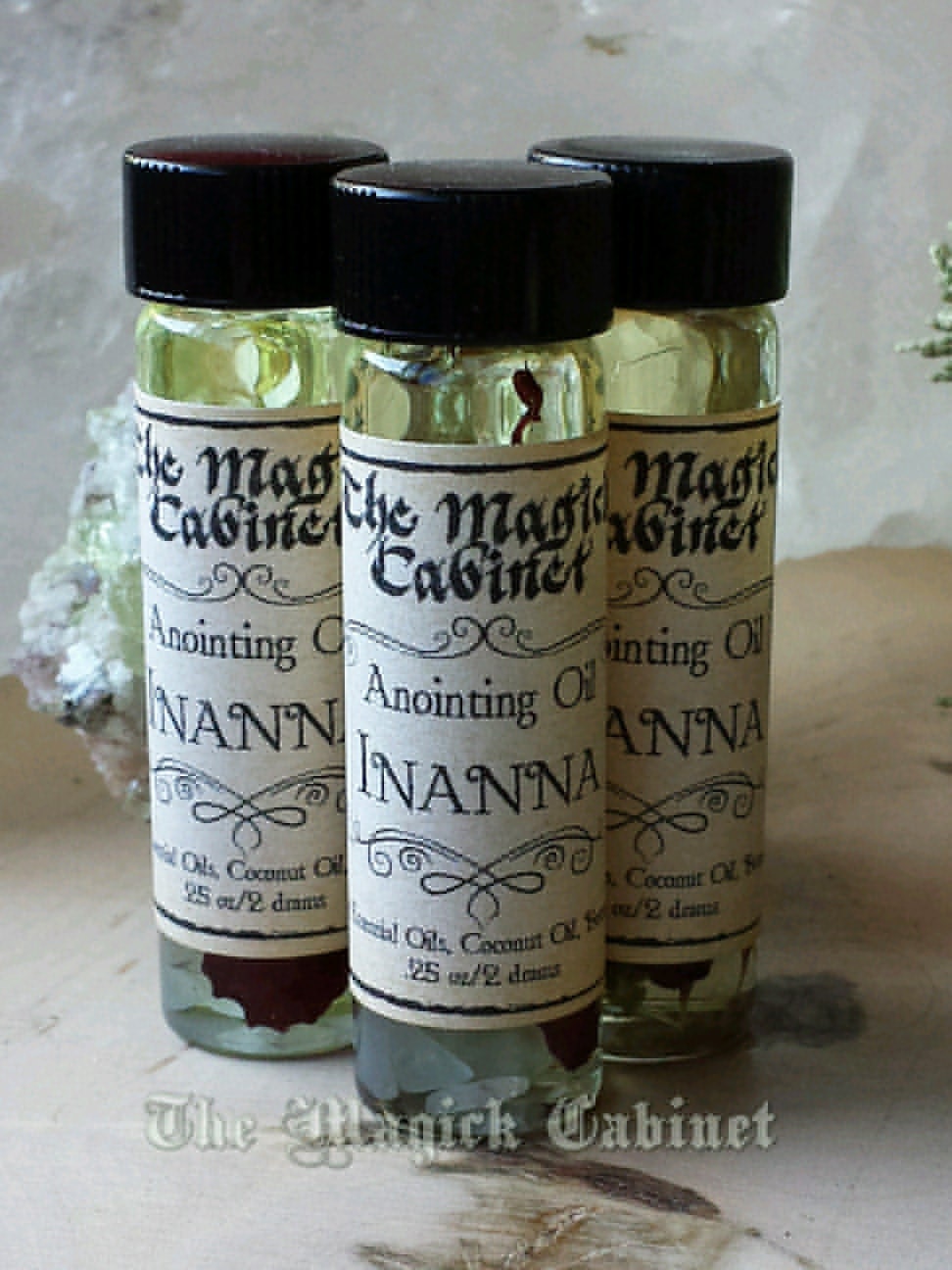 Inanna Anointing Oil: Sumerian Goddess Ritual Oil with Moonstone