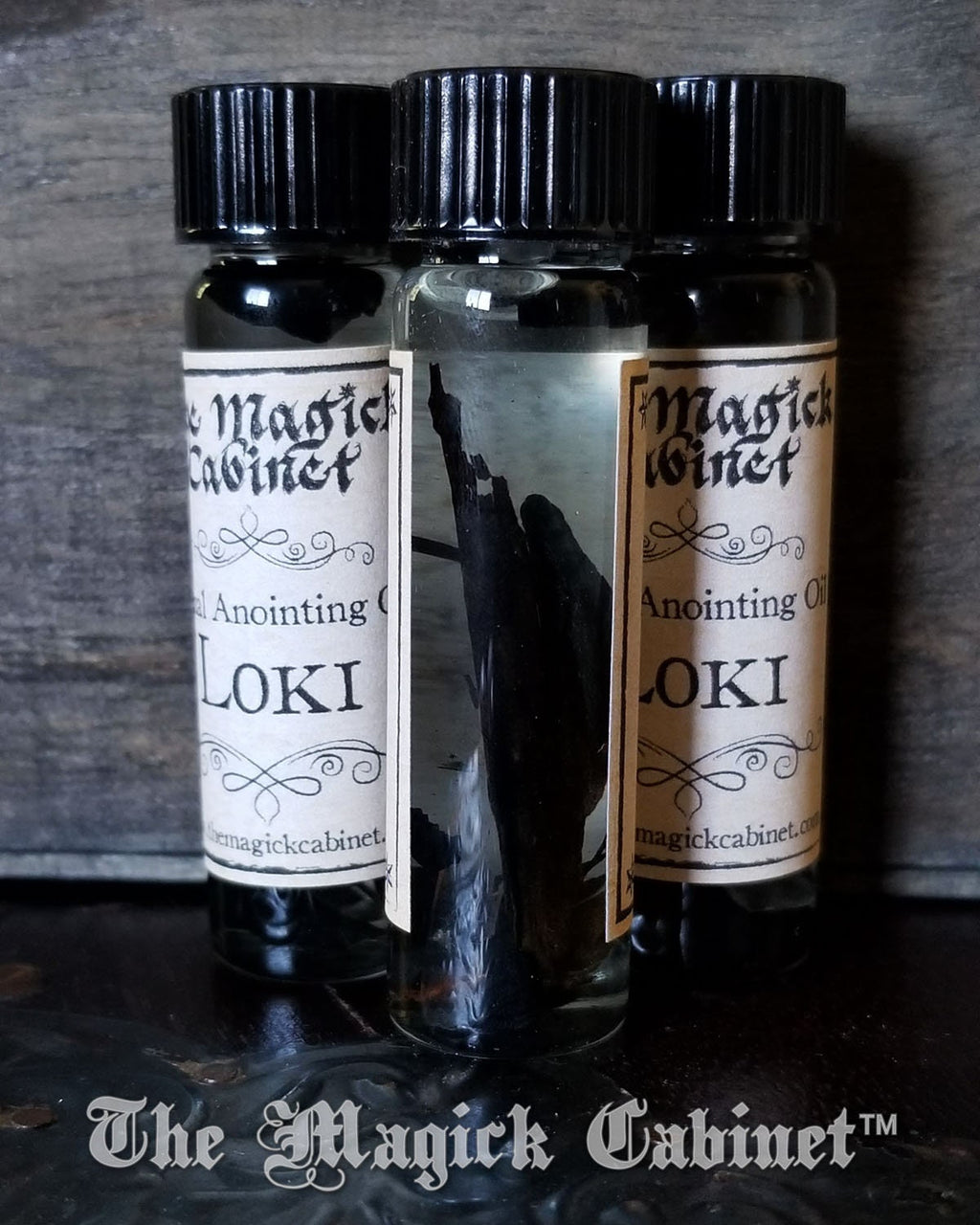 LOKI Ritual Oil, Anointing Oil used for Blessings and Hexing - Viking Magick Supply