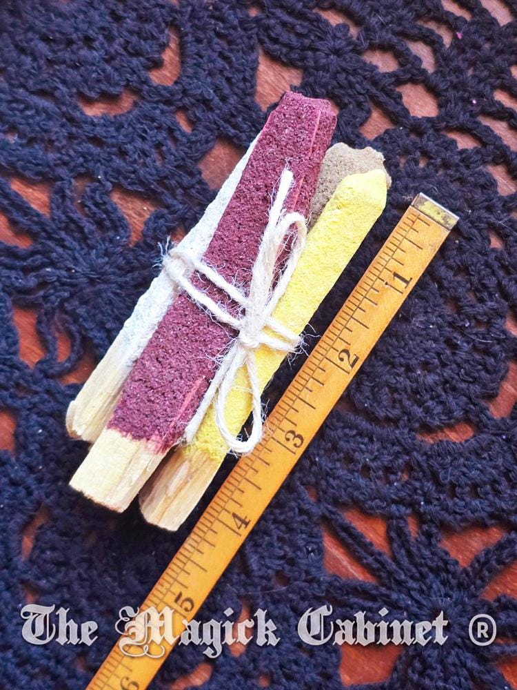 Hand Dipped Palo Santo Incense Sticks with Frankincense, Myrrh, Copal and Dragons Blood Resin