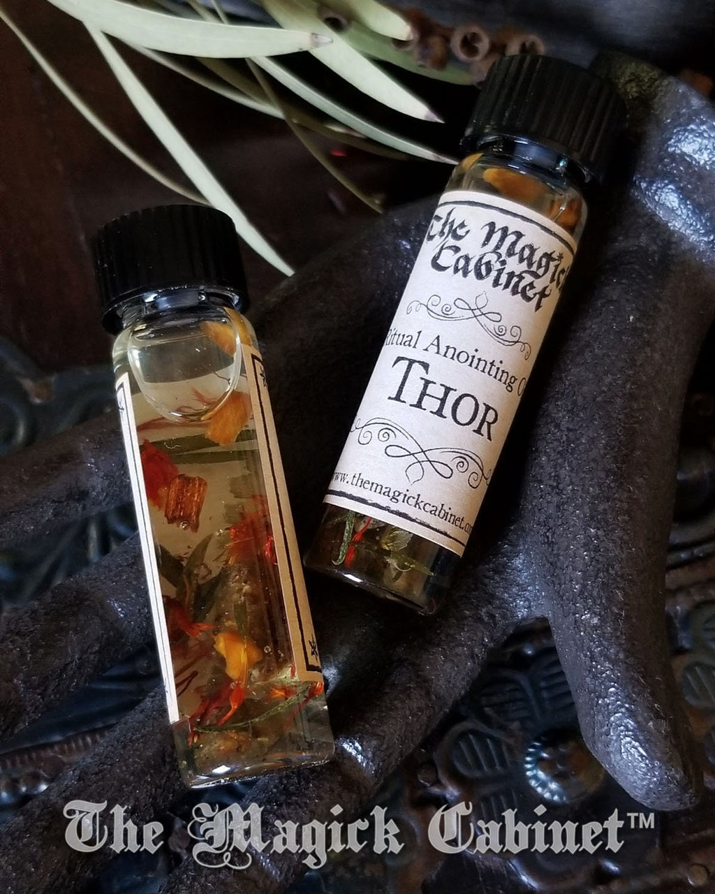 Thor Ritual Anointing Oil: Norse God, Spiritual Protection (0.25 fl oz)