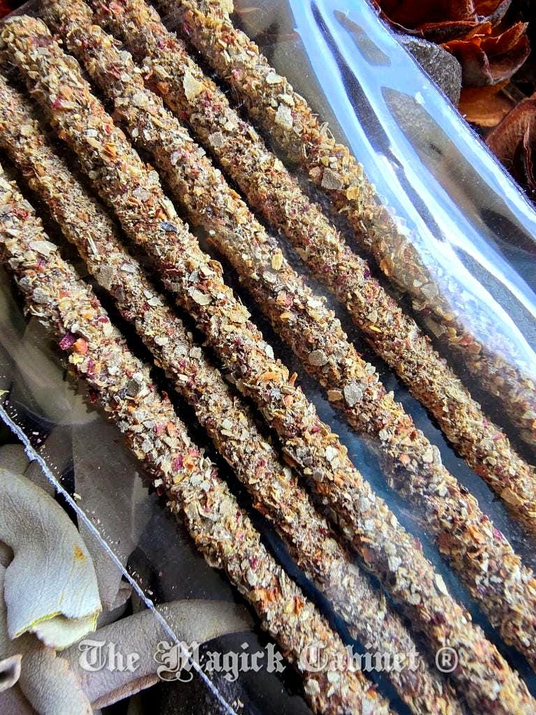 Artisan White Sage Incense Sticks: Hand Rolled Cleansing Blend (6-Pack)