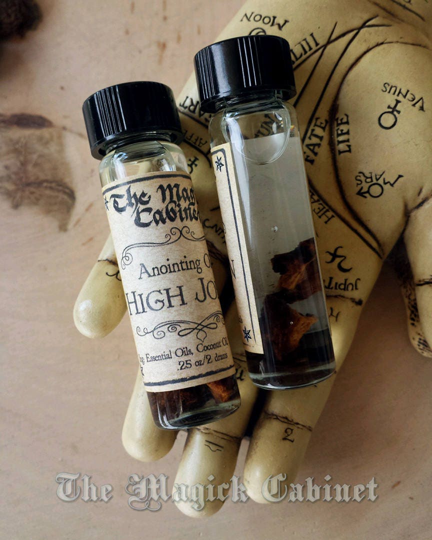 High John the Conqueror Anointing Oil: Witchcraft Ritual Supply