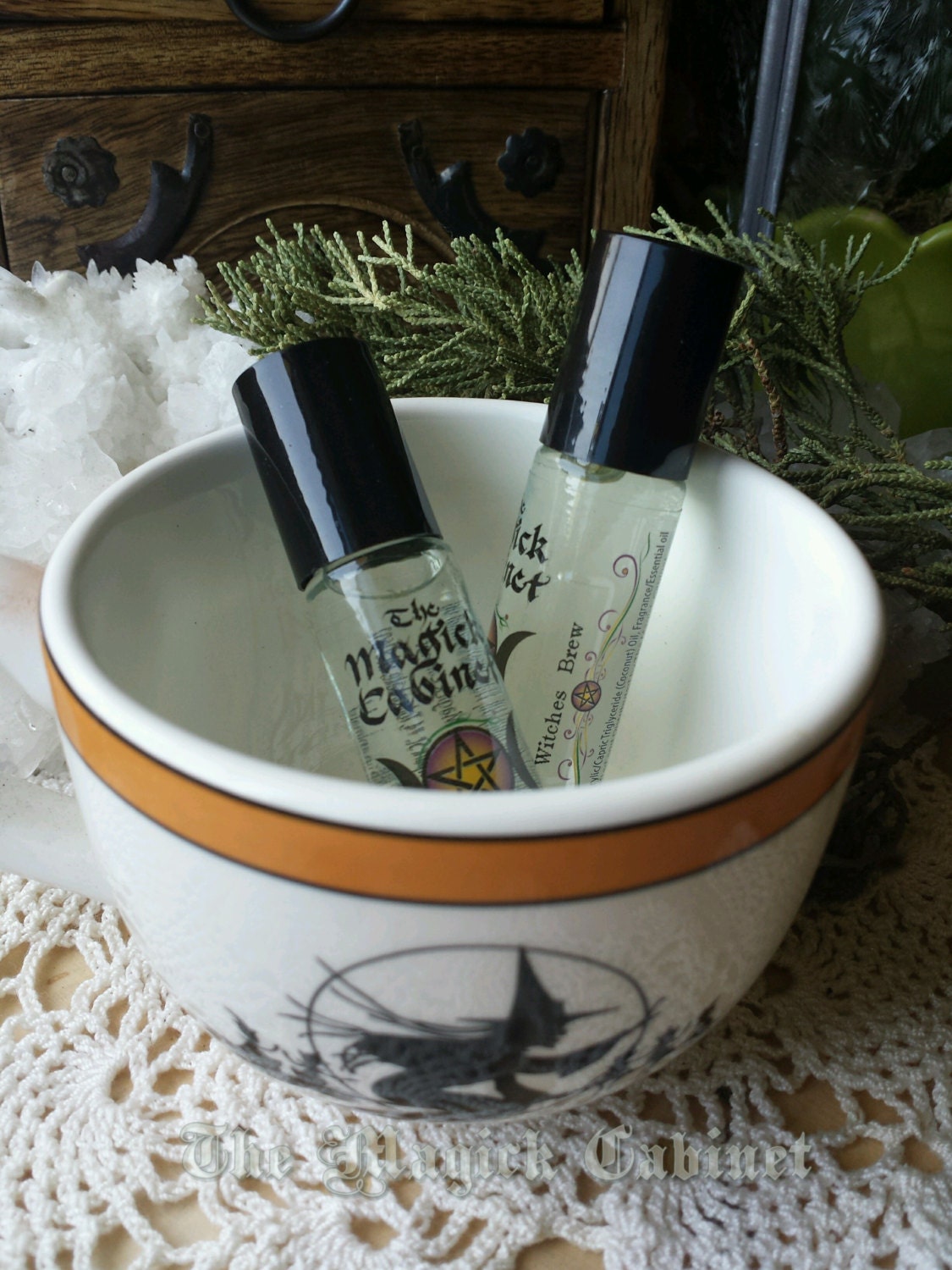 Witches Brew Perfume: Caramel Vanilla Spiced Chai Scent