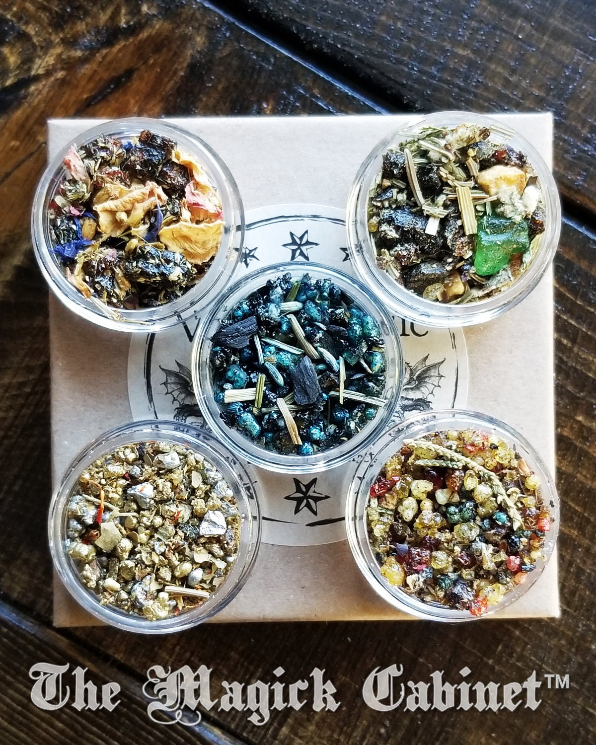 Viking Magic Resin Incense Set: Odin, Freyja, Thor, Loki, Ragnarok