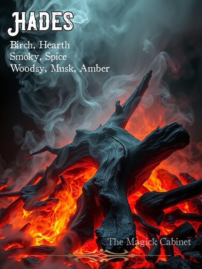 Hades Unisex Perfume: Woodsy Smokey Fragrance, Birch, Amber