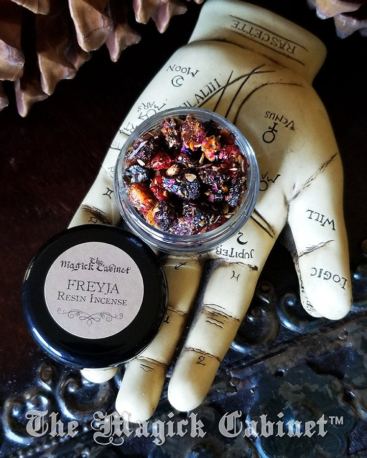 Freyja Resin Incense Sample: Viking Ritual for Love & Beauty