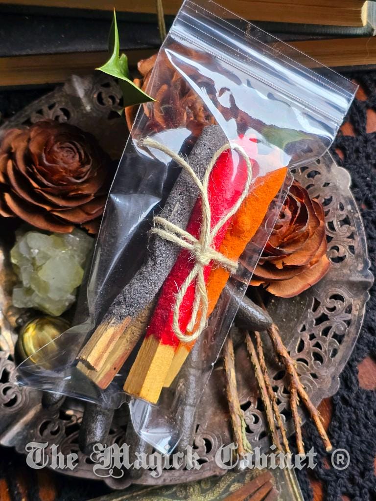 Hand Dipped Palo Santo Incense Sticks: White Sage, Sandalwood, Copal, Nag Champa