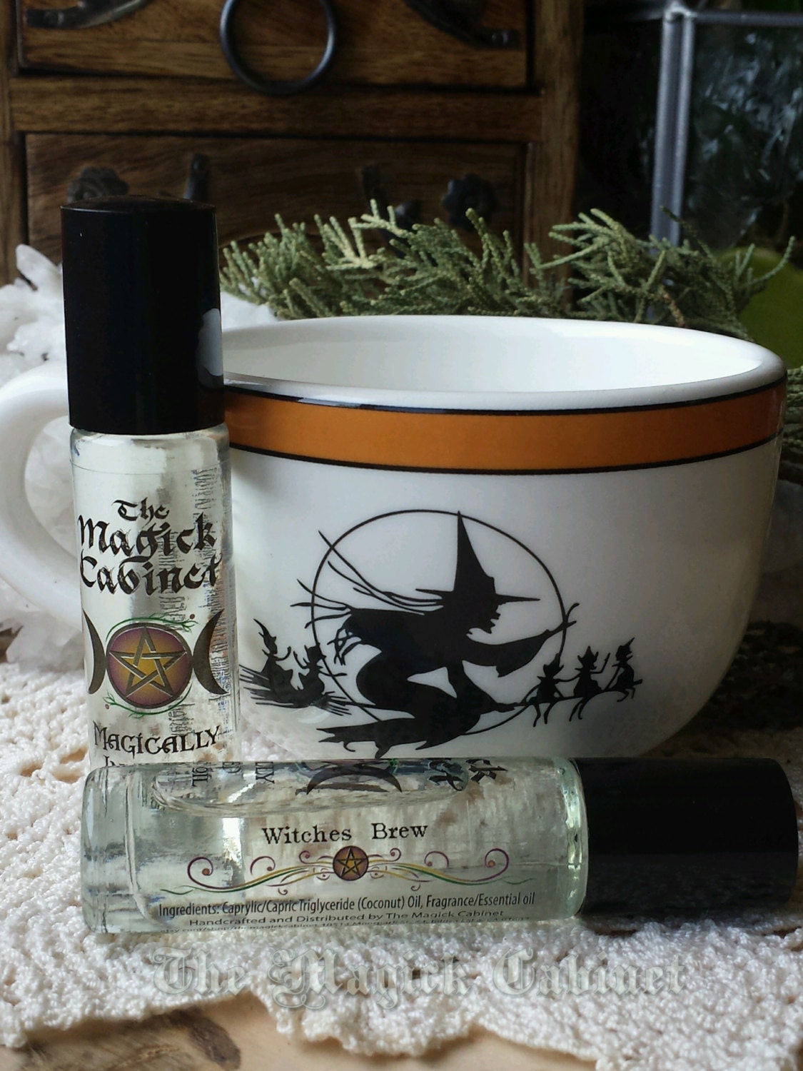 Witches Brew Perfume: Caramel Vanilla Spiced Chai Scent
