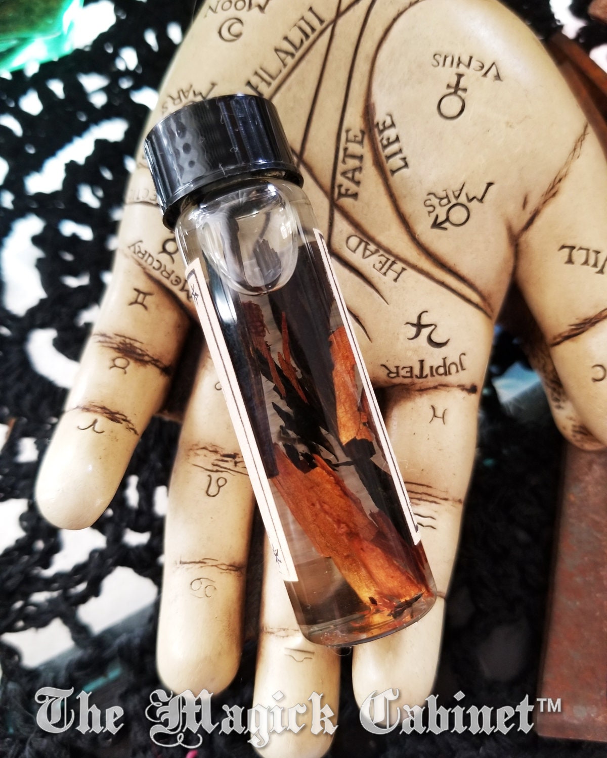 Witches Flying Oil: Astral Travel Ritual Anointing Oil with Herbs and Crystals