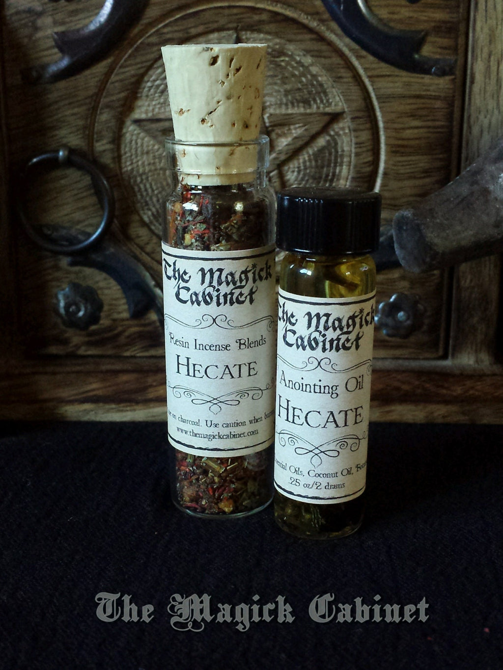 Hecate Anointing Oil: Mugwort & Black Tourmaline Infusion