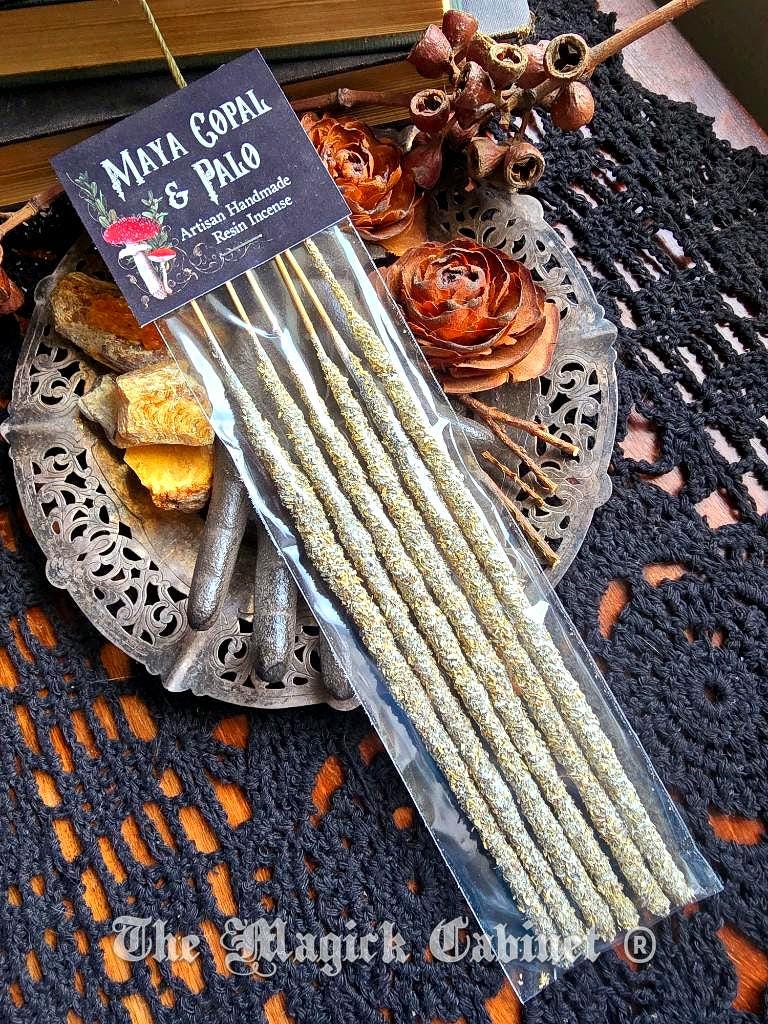 Maya Copal Resin & Palo Santo Incense Sticks - Set of 6