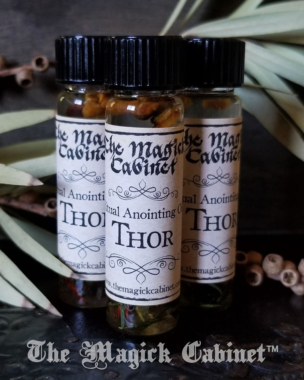 Thor Ritual Anointing Oil: Norse God, Spiritual Protection (0.25 fl oz)