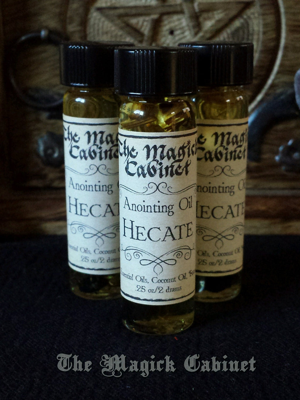 Hecate Anointing Oil: Mugwort & Black Tourmaline Infusion