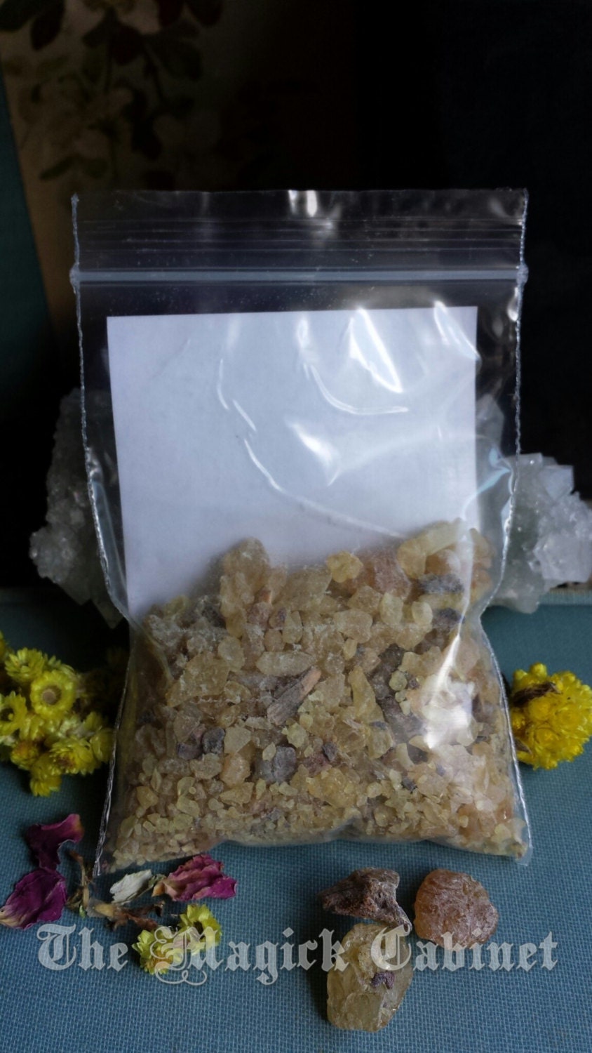 Golden Copal Resin Incense - Wicca Witchcraft Rituals