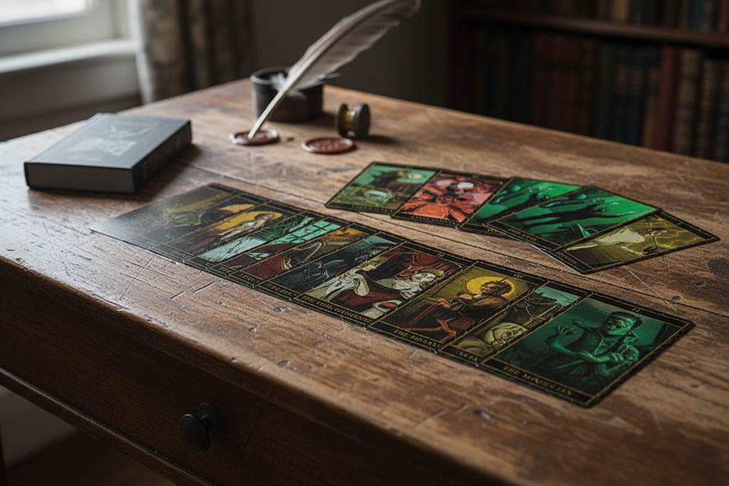 Universal Monsters Tarot Deck and Guidebook