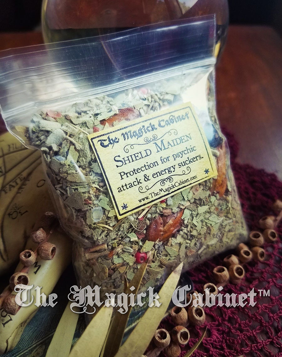 Shield Maiden Herb Mix: Psychic Protection, Viking Magick