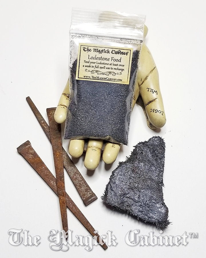 Lodestone Food: Ultra-Fine Iron Filings - Witchcraft Supply 2 oz