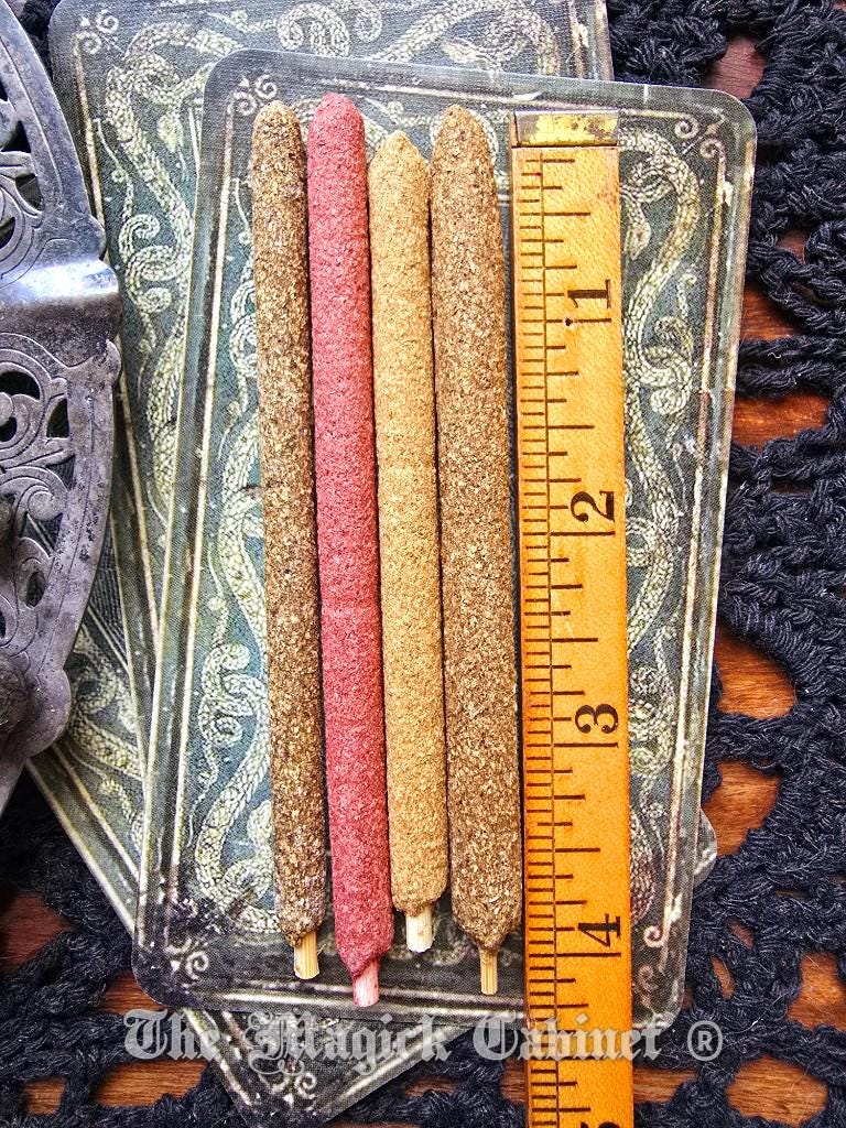 Palo Santo Incense Sticks with White Sage, Myrrh, Copal and Dragons Blood Resin, 3 each