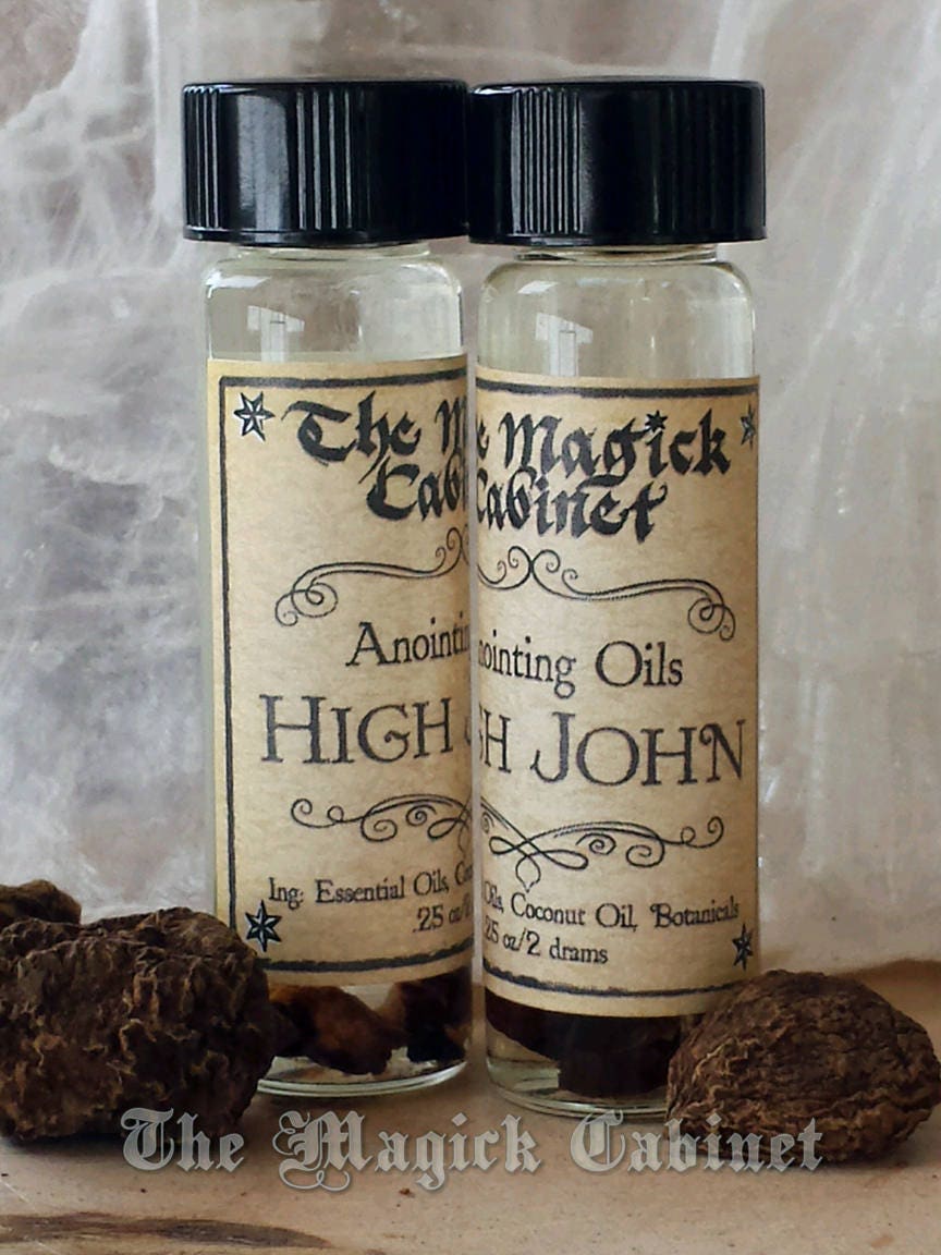 High John the Conqueror Anointing Oil: Witchcraft Ritual Supply