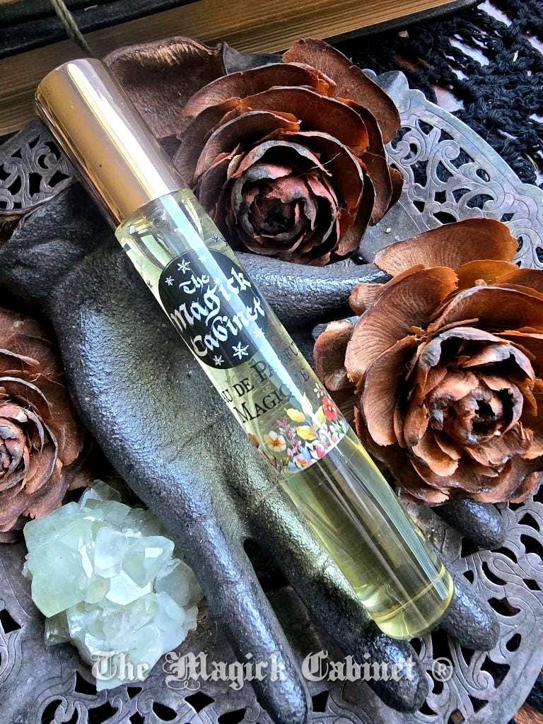 Dark Moon Perfume: Vanilla, Black Amber, Myrrh (10ml) Oil or Eau de Parfum