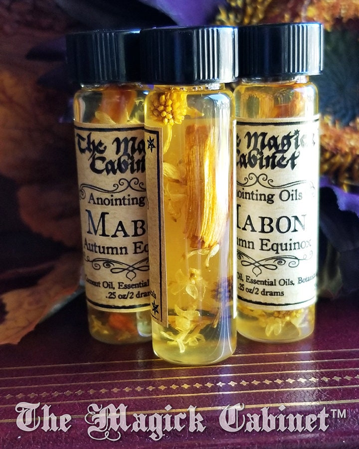 Mabon Anointing Oil: Autumn Equinox Ritual Perfume (2 Dram)