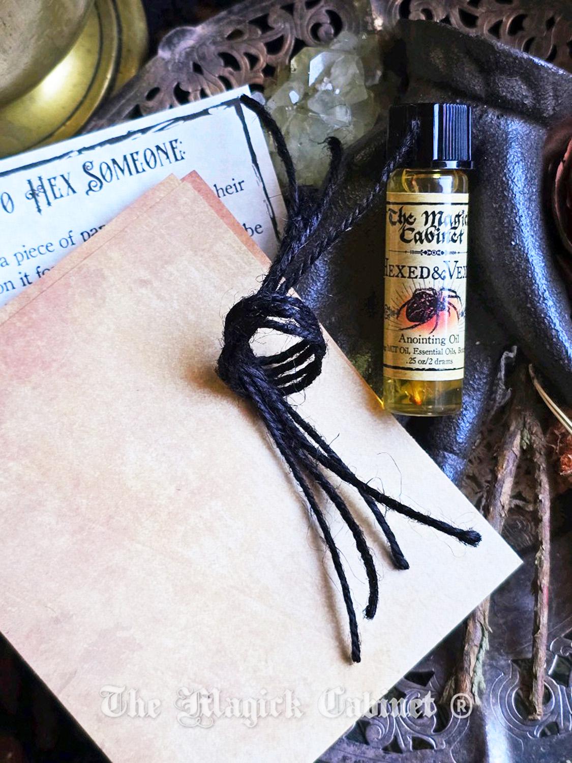 Hex the Patriarchy Kit: Cursing Anointing Oil, DIY Magick
