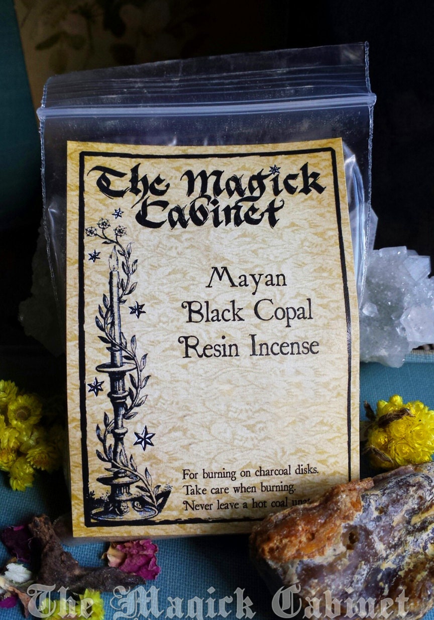Black Mayan Copal Resin Incense - Aromatherapy & Clearing Rituals
