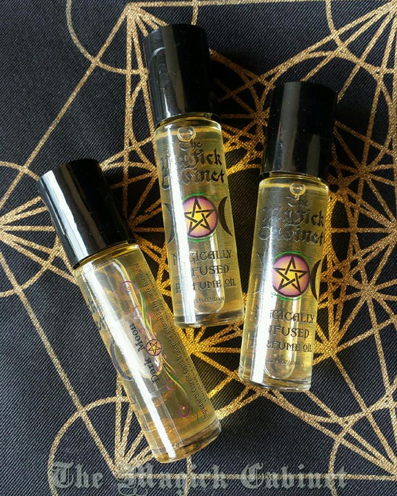 Dark Moon Perfume: Vanilla, Black Amber, Myrrh (10ml) Oil or Eau de Parfum