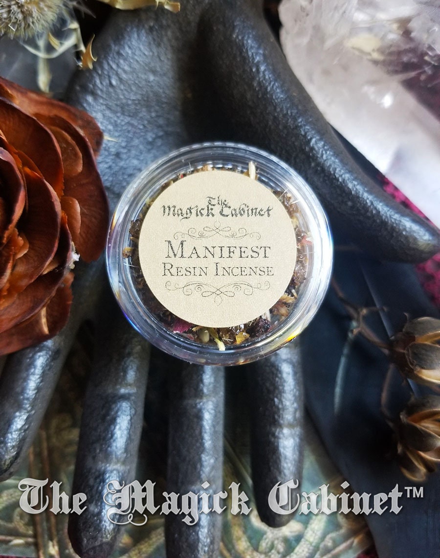 Manifest Resin Incense: Dragon's Blood, Myrrh, Copal (Sample Size)