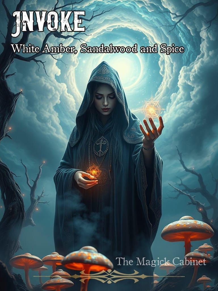 Invoke Perfume: Sandalwood, White Amber, Spice Fragrance