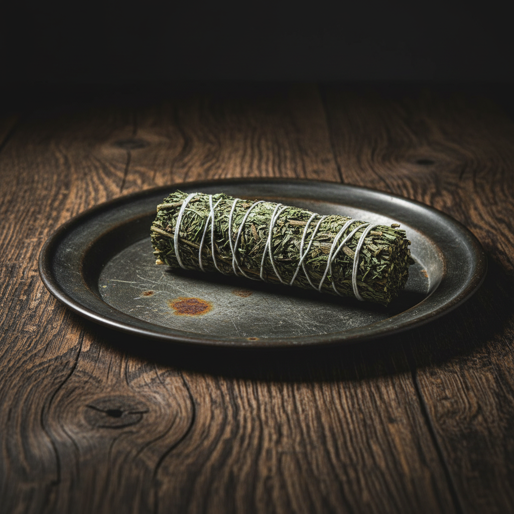 Mugwort Sage Organic Smudge Stick (4 in.)