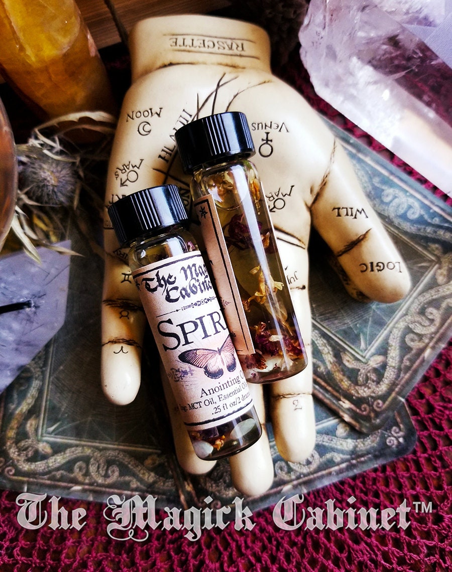 Spirit Guide Anointing Oil: Intuition Blend with Amethyst & Tourmaline