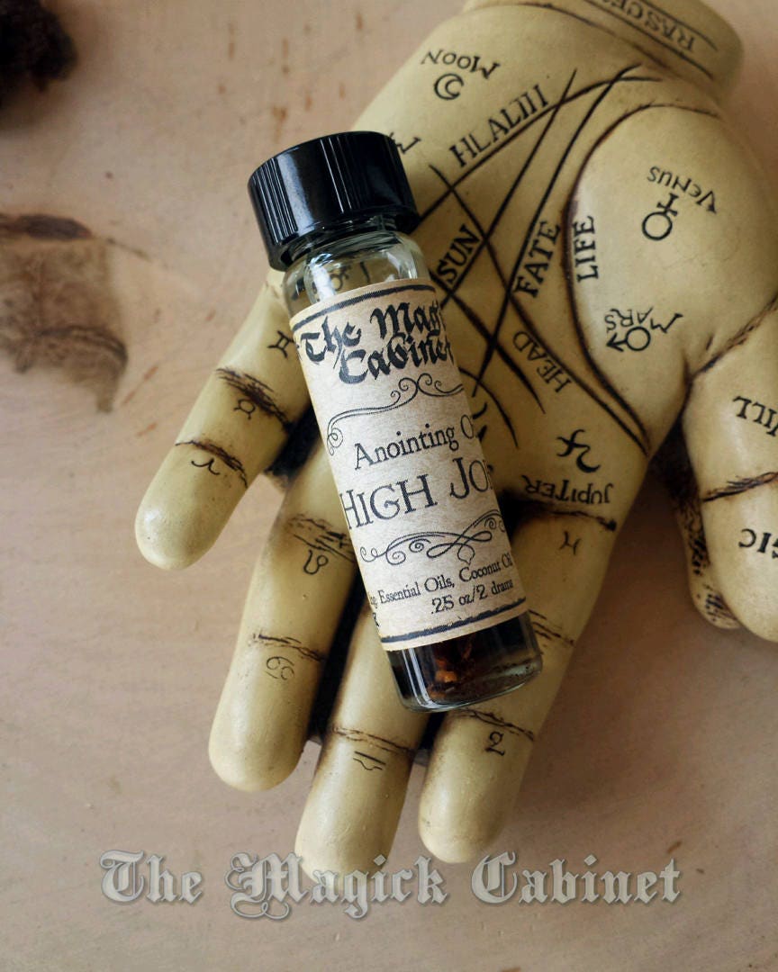 High John the Conqueror Anointing Oil: Witchcraft Ritual Supply